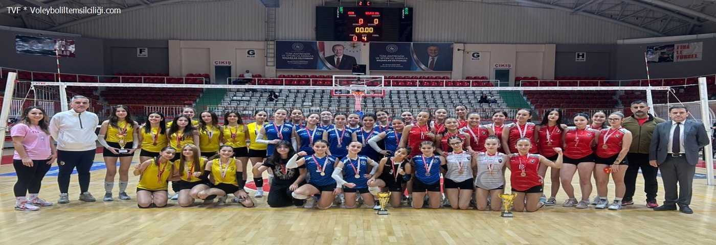 2025-2026 Voleybol Sezonu Mahalli Lig Küçük Kız İl Birinciliği Kupa ve Madalya Töreni.